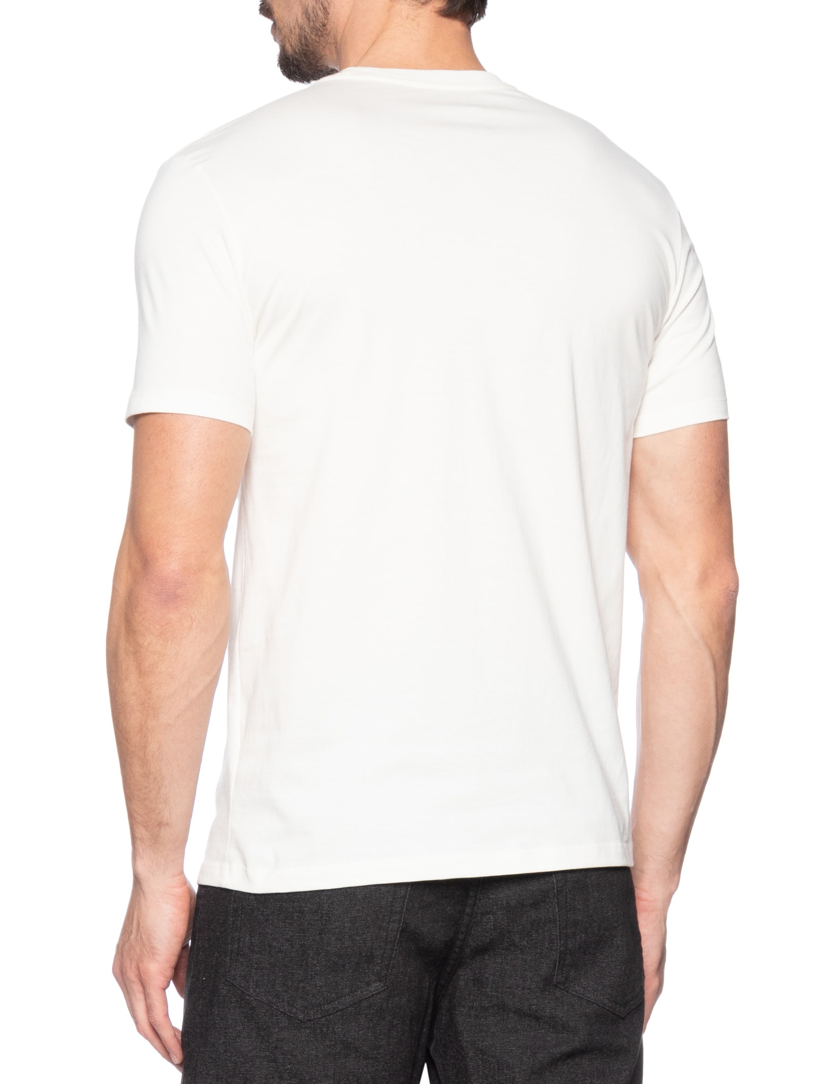 Camiseta Masculina Ck Nano Logo Branco  Calvin Klein - White Label