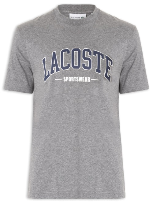 Camiseta Masculina Classic Fit Algodão – Cinza