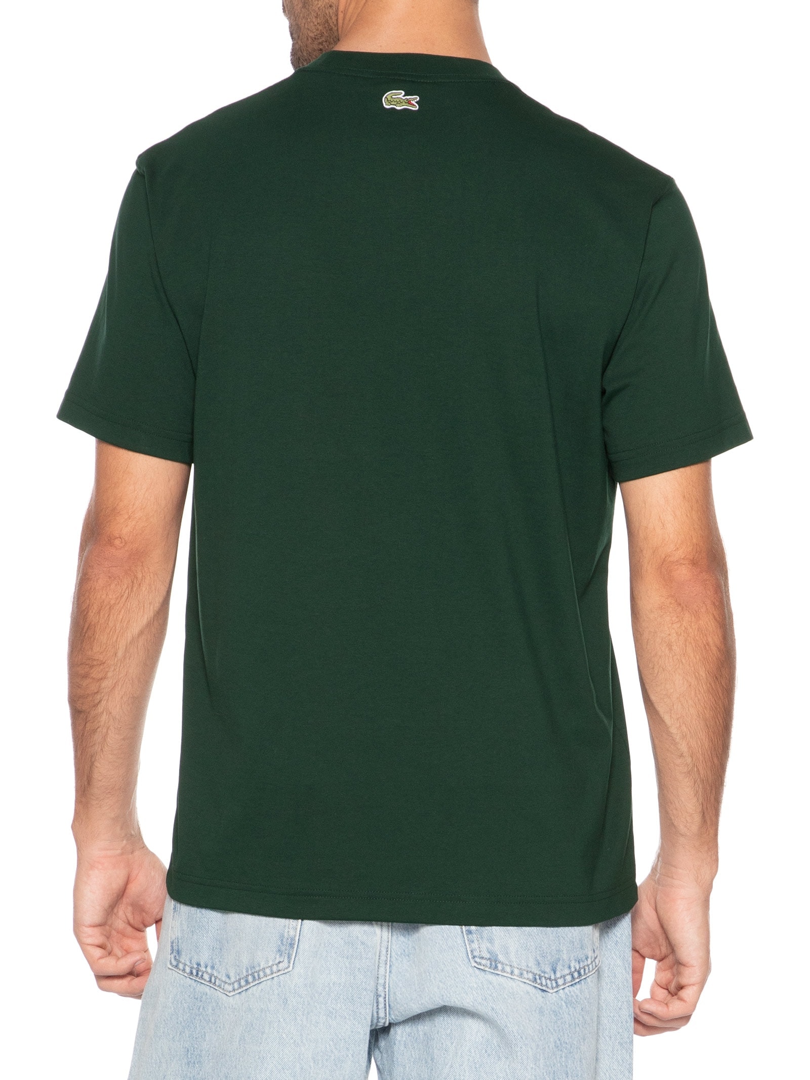 Camiseta Masculina Classic Fit Big Croco Verde Lacoste