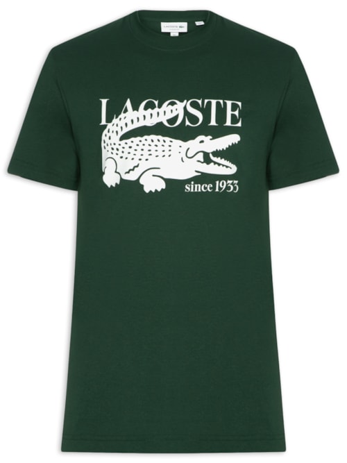 Camiseta Masculina Classic Fit Big Croco – Verde