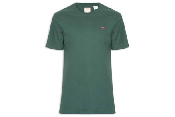 Camiseta Masculina Classic Fit Com Logo - Verde