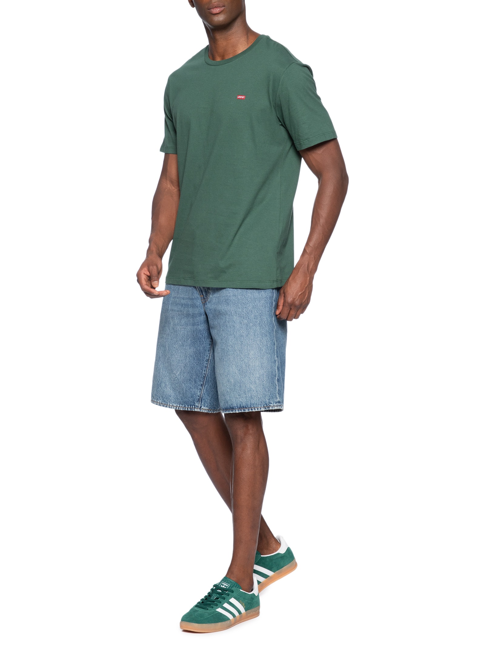 Camiseta Masculina Classic Fit Com Logo Verde Levi's