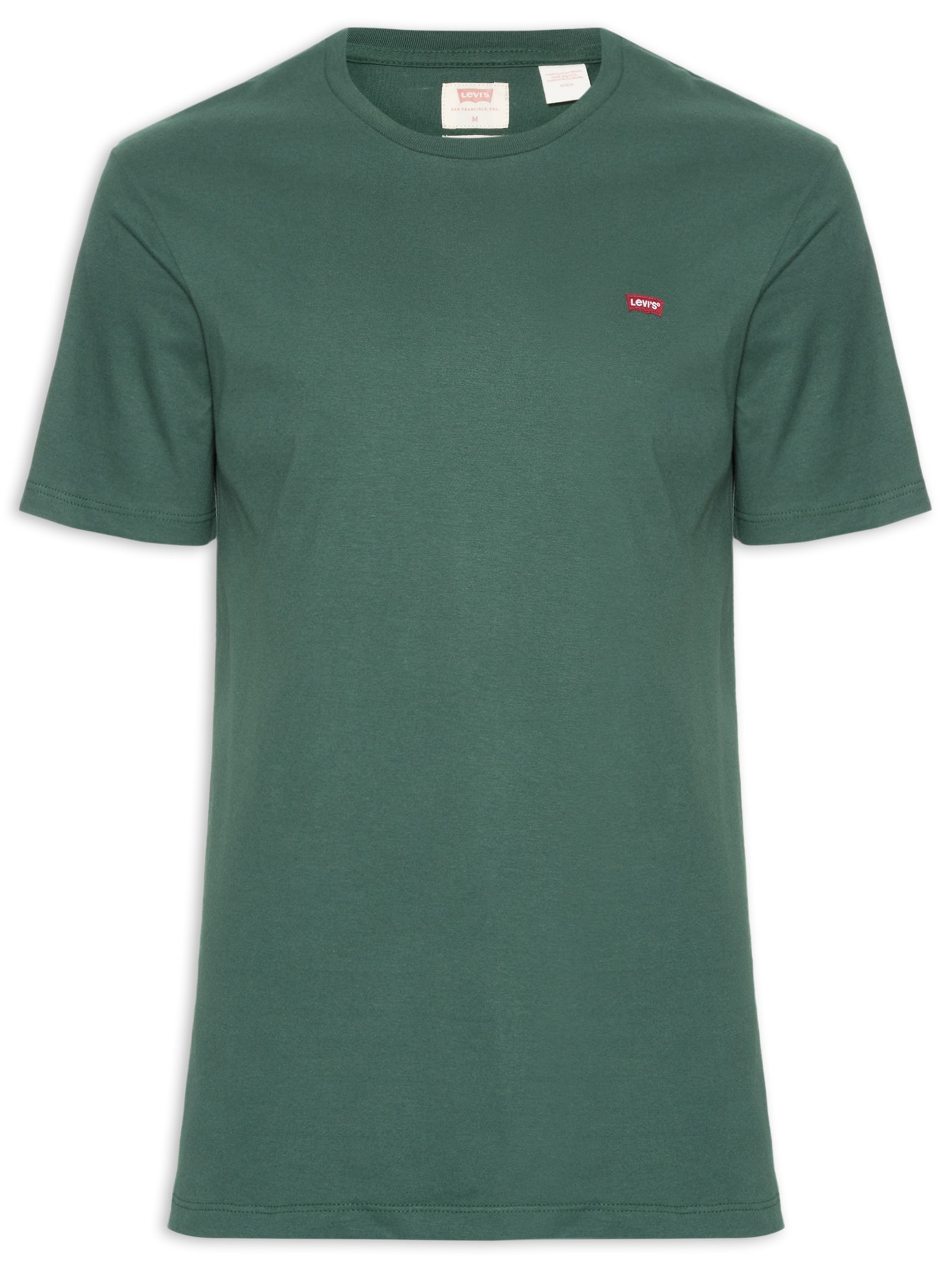 Camiseta Masculina Classic Fit Com Logo Verde Levi's