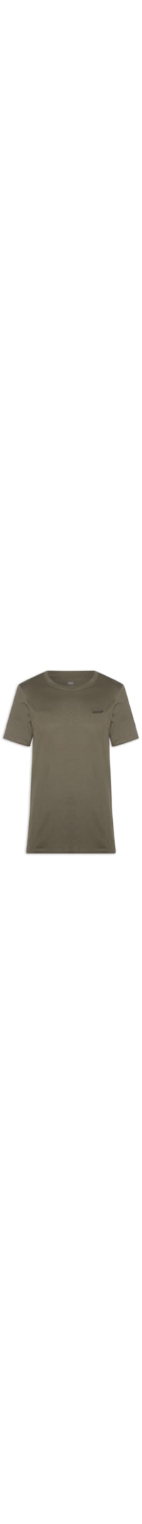 Camiseta Masculina Classic Fit Em Algodão Pima - Marrom