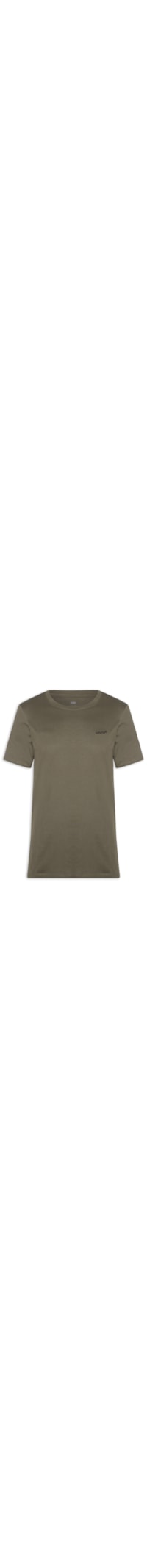 Camiseta Masculina Classic Fit Em Algodão Pima - Marrom