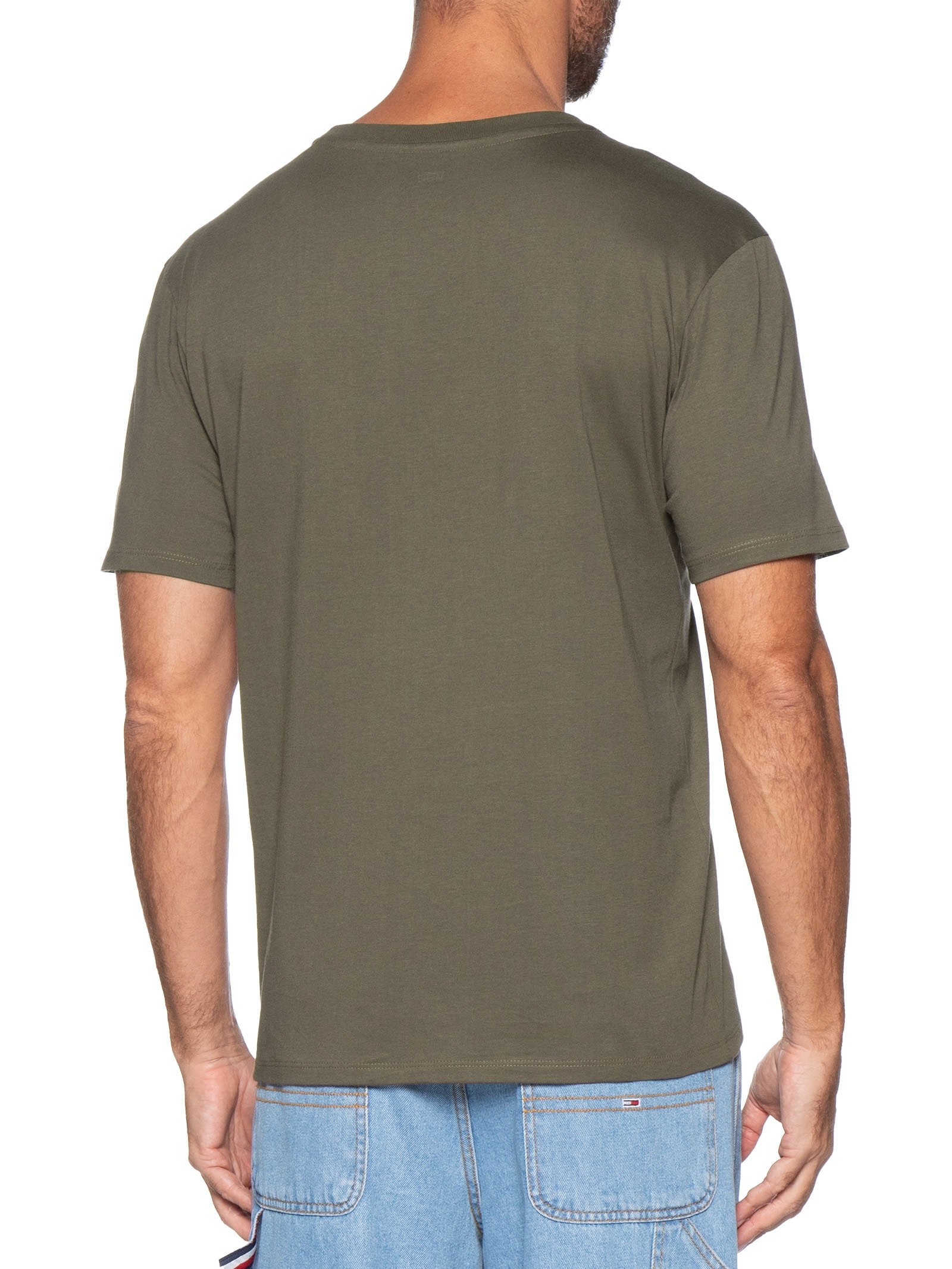 Camiseta Masculina Classic Fit Em Algodão Pima Marrom Levi's