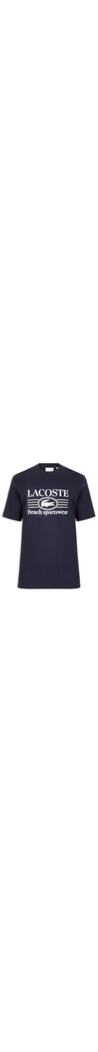 Camiseta Masculina Classic Fit Estampa Crocodilo - Azul