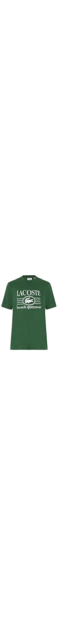 Camiseta Masculina Classic Fit Estampa Crocodilo - Verde