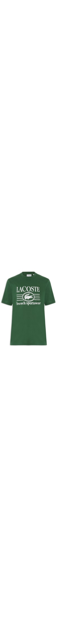 Camiseta Masculina Classic Fit Estampa Crocodilo - Verde