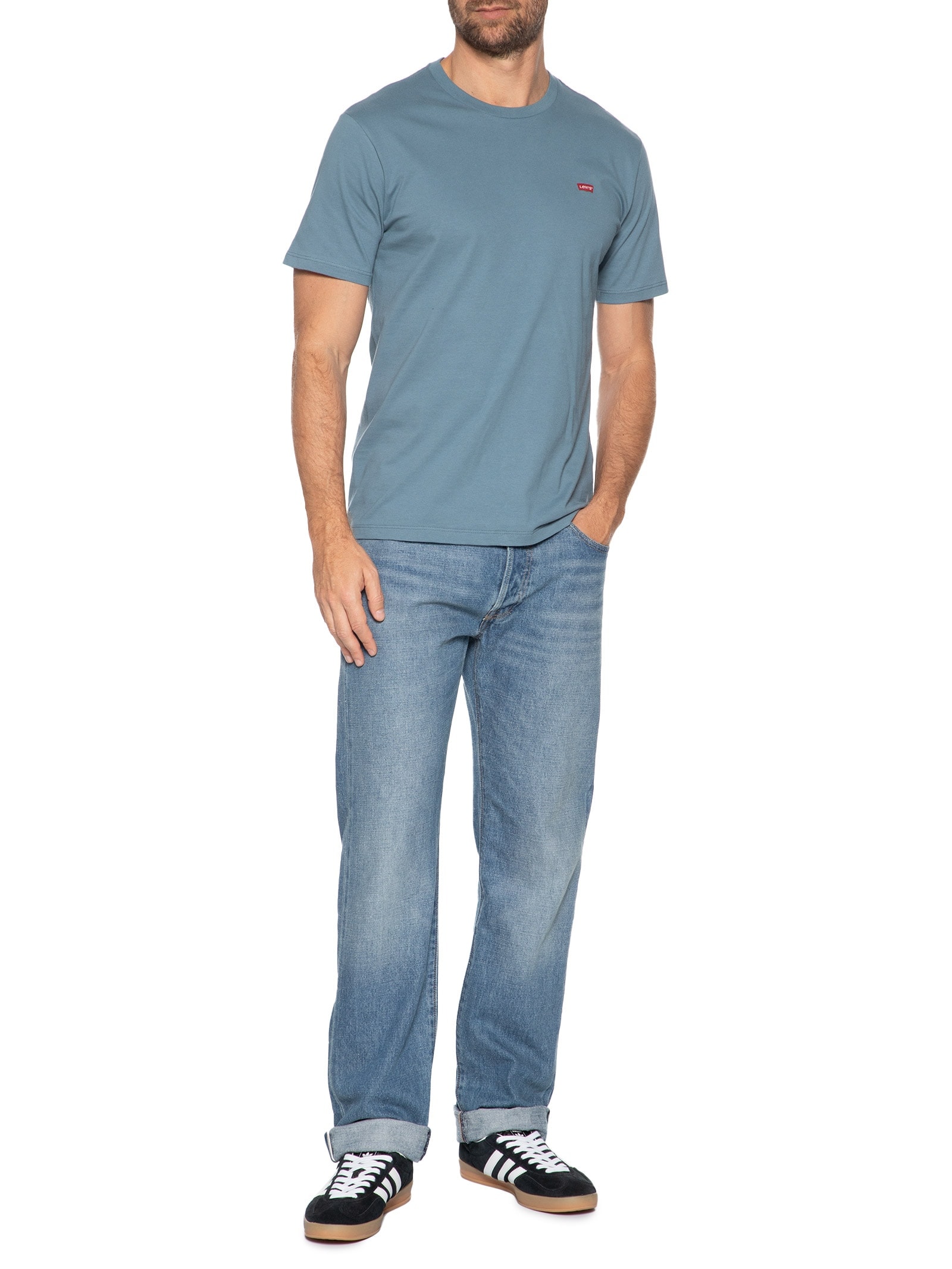 Camiseta Masculina Classic Fit Housemark Tee Azul Levi's