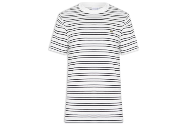 Camiseta Masculina Classic Fit Listrada - Off White