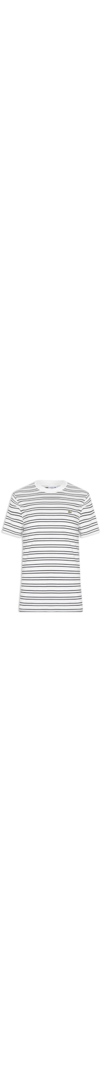 Camiseta Masculina Classic Fit Listrada - Off White