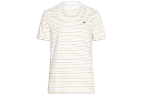 Camiseta Masculina Classic Fit Listrada - Off White