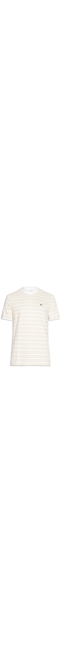 Camiseta Masculina Classic Fit Listrada - Off White