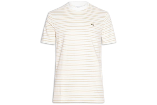 Camiseta Masculina Classic Fit Listrada - Off White