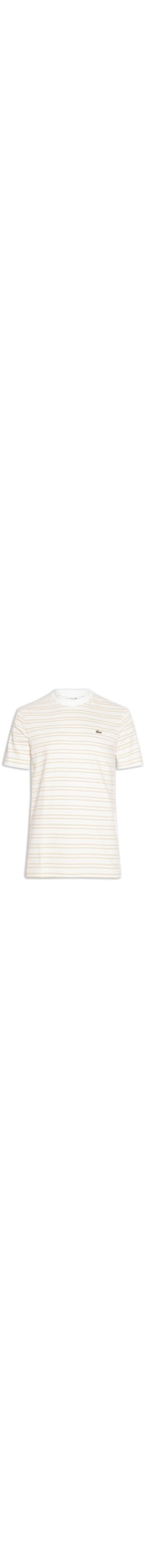 Camiseta Masculina Classic Fit Listrada - Off White