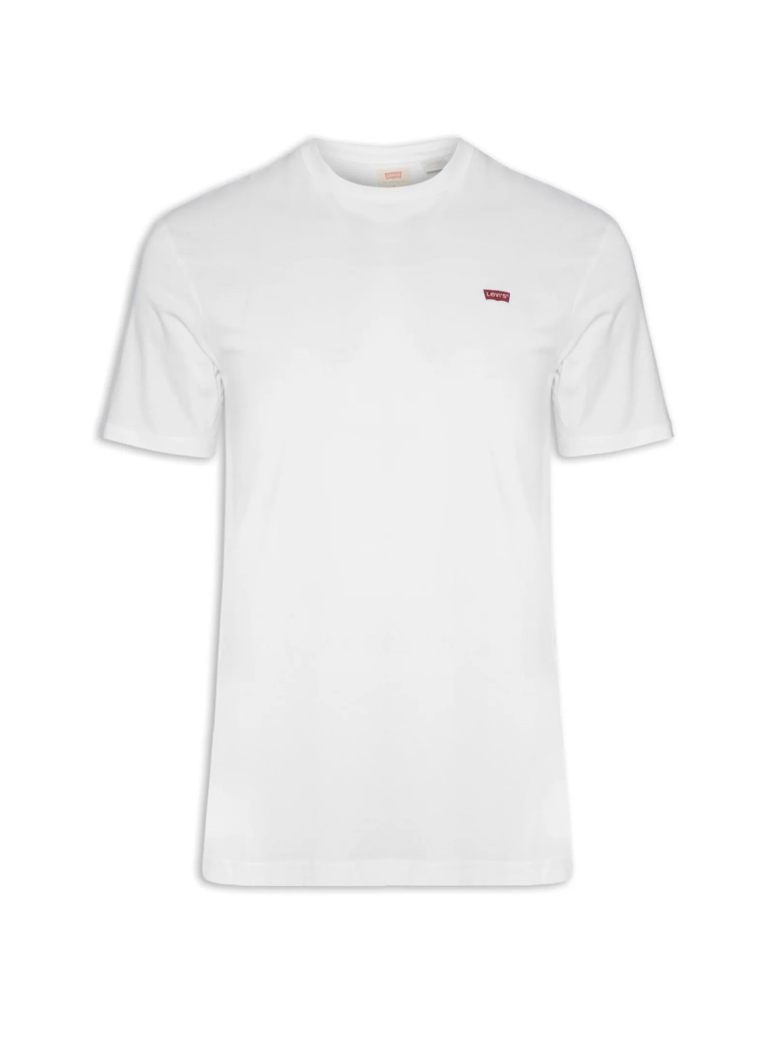 Camiseta Masculina Classic Fit Manga Curta Original Housemark Com Logo  Branco Levi's