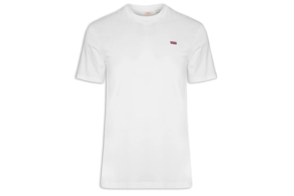 Camiseta Masculina Classic Fit Manga Curta Original Housemark Com Logo  - Branco