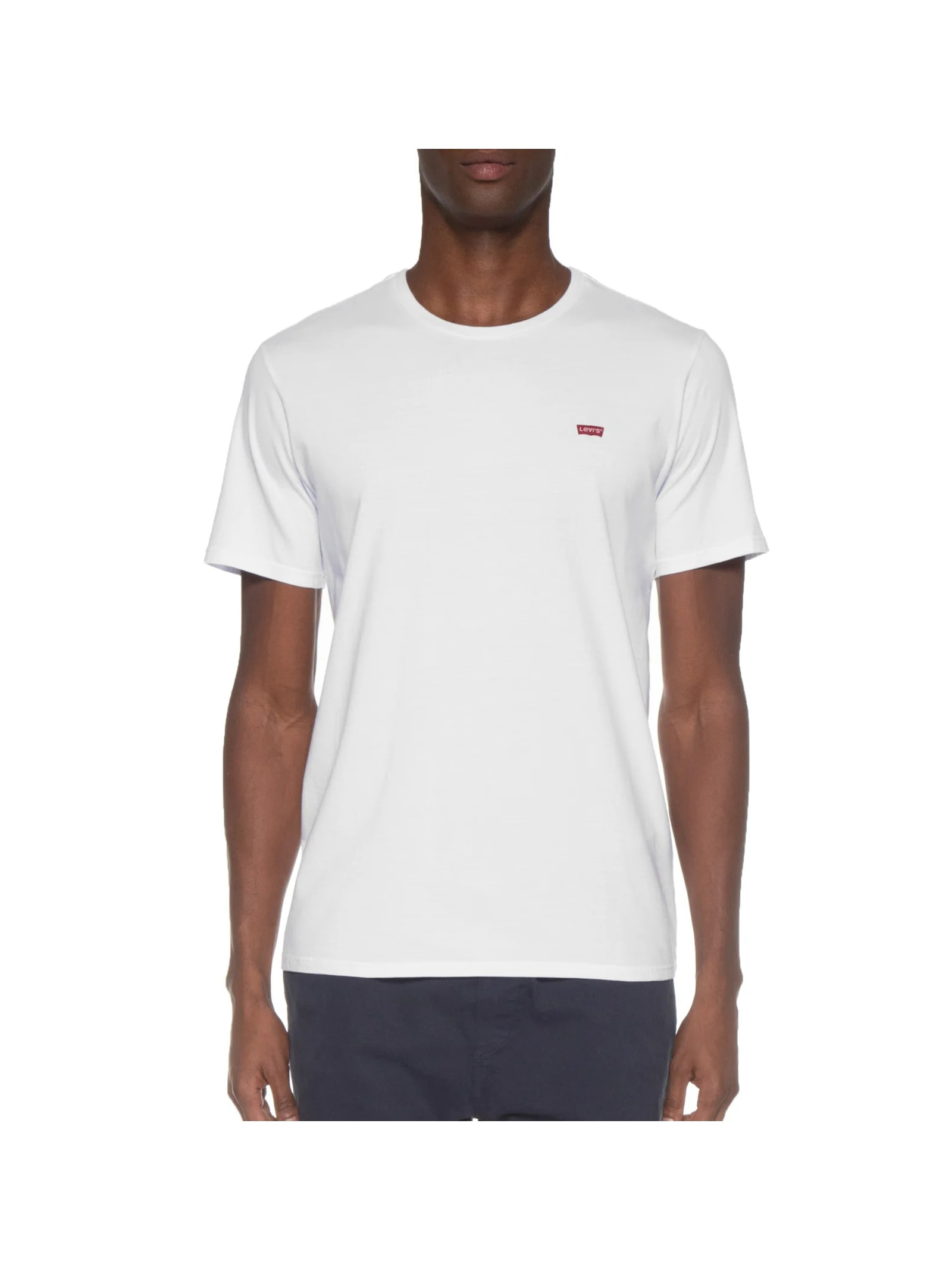 Camiseta Masculina Classic Fit Manga Curta Original Housemark Com Logo  Branco Levi's