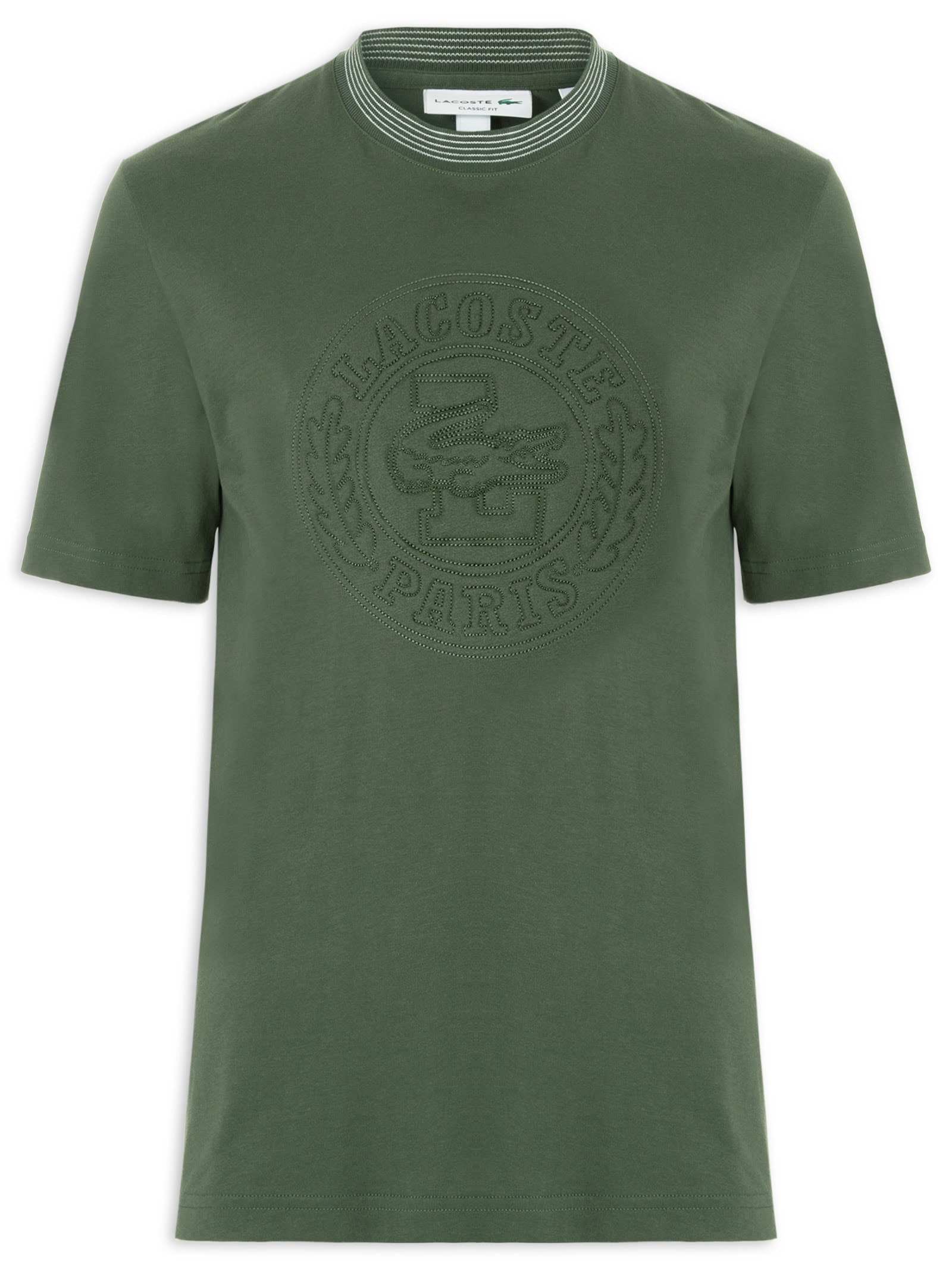 Lacoste - Camiseta Masculina Classic Fit Midweight Jersey - Verde