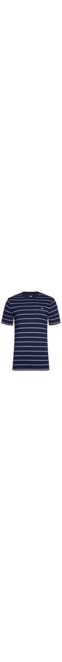 Camiseta Masculina Classic Fit Original Hm Stripe - Azul