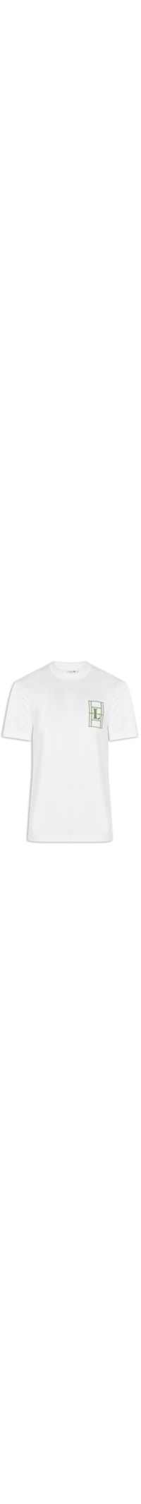 Camiseta Masculina Classic Fit Quadra - Branco
