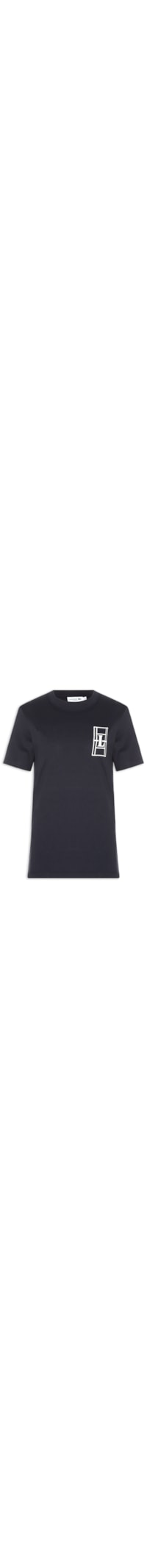 Camiseta Masculina Classic Fit Quadra - Preto