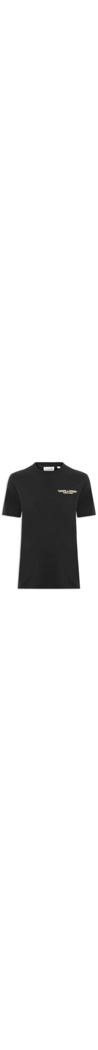 Camiseta Masculina Classic Fit Tennis - Preto