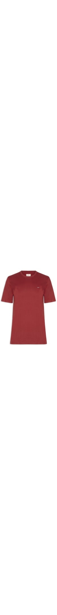 Camiseta Masculina Classic Fit - Vermelho