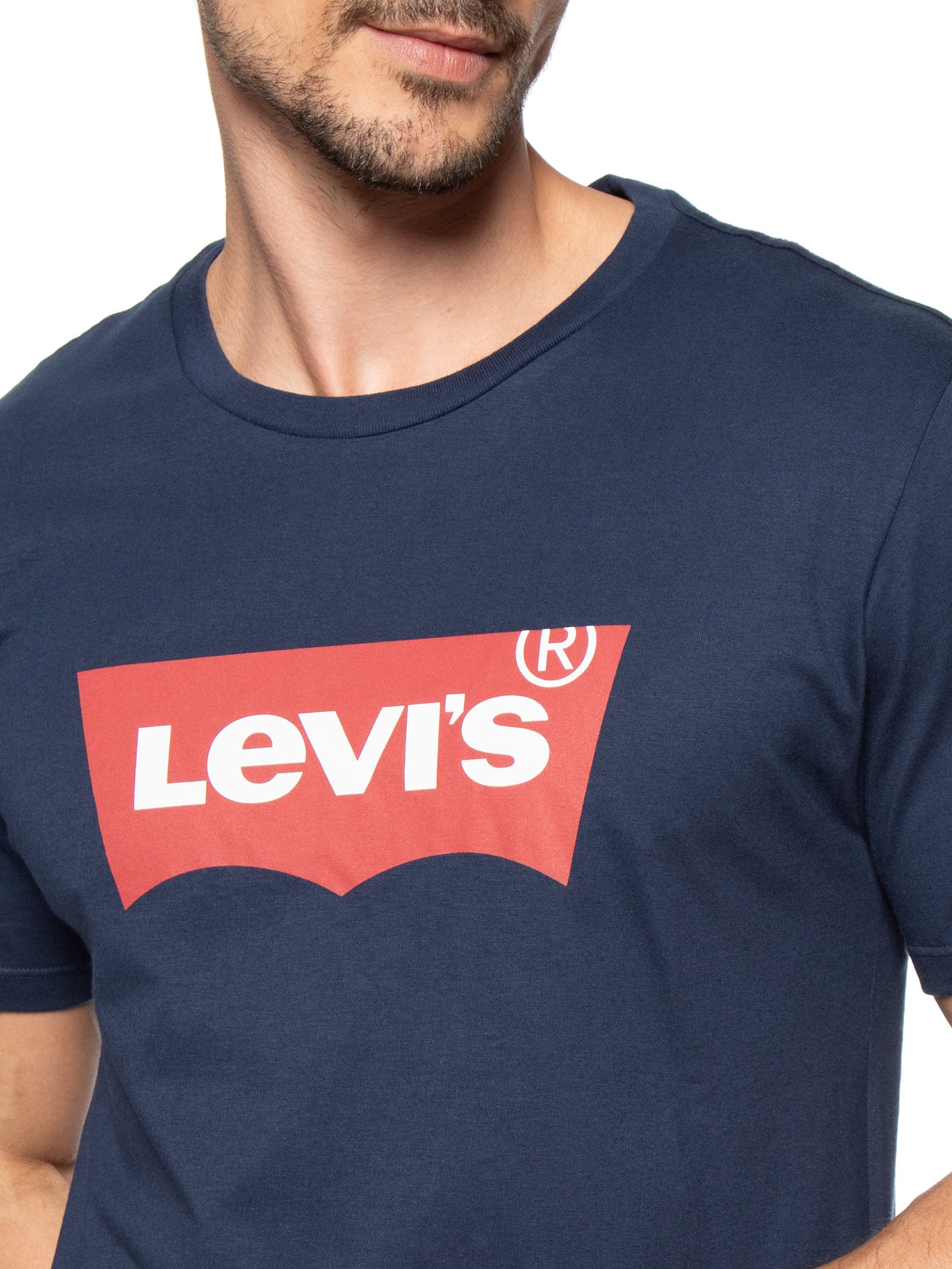 Camiseta Masculina Classic Graphic Set-in Logo Azul Levi's