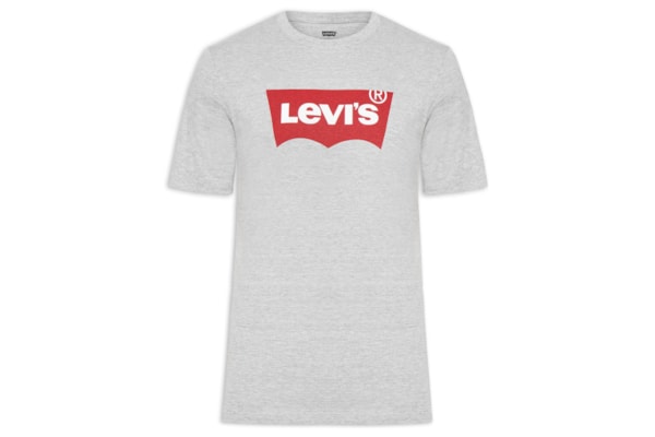 Camiseta Masculina Classic Graphic Set-in Logo - Cinza