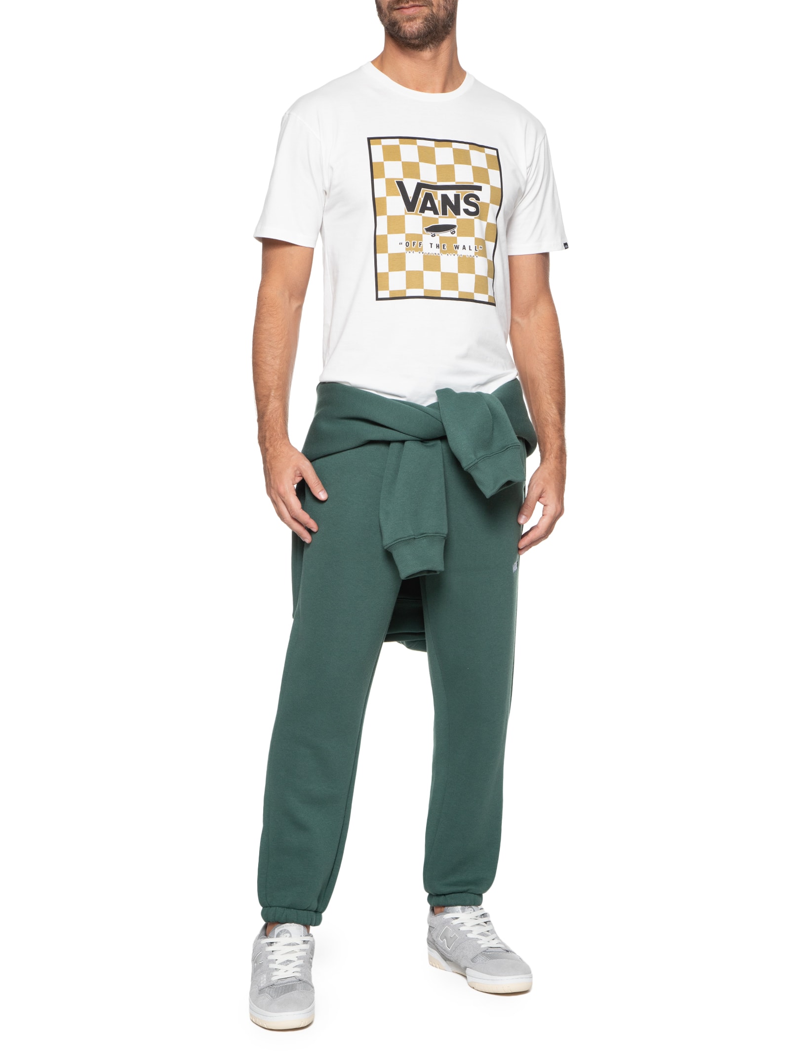 Camiseta Masculina Classic Print Box Branco Vans