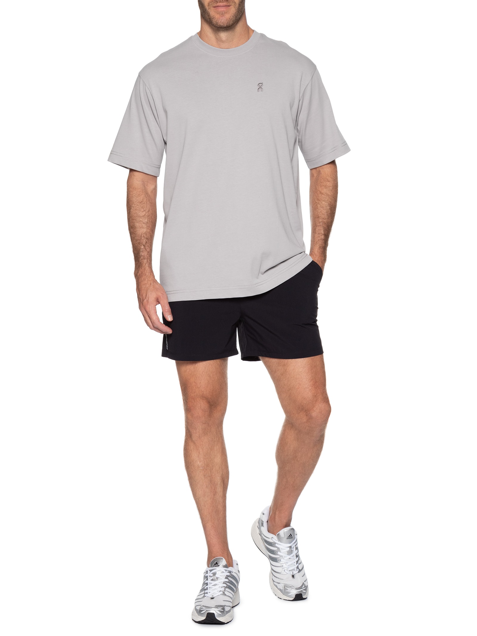 Camiseta Masculina Club Collective-T Geo Cinza On Running