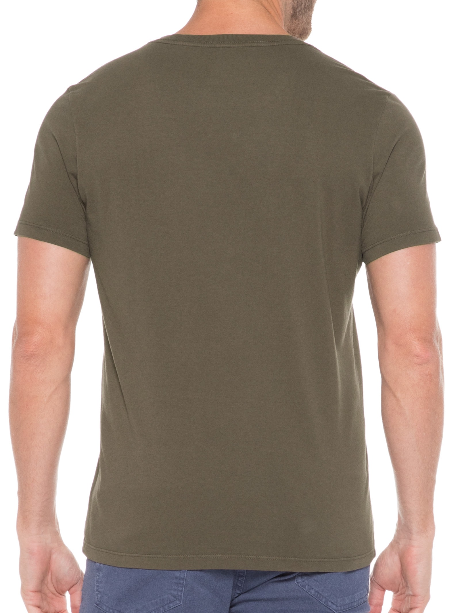 Camiseta Masculina Co Fine Ellus Manual Classic Mc Marrom Ellus