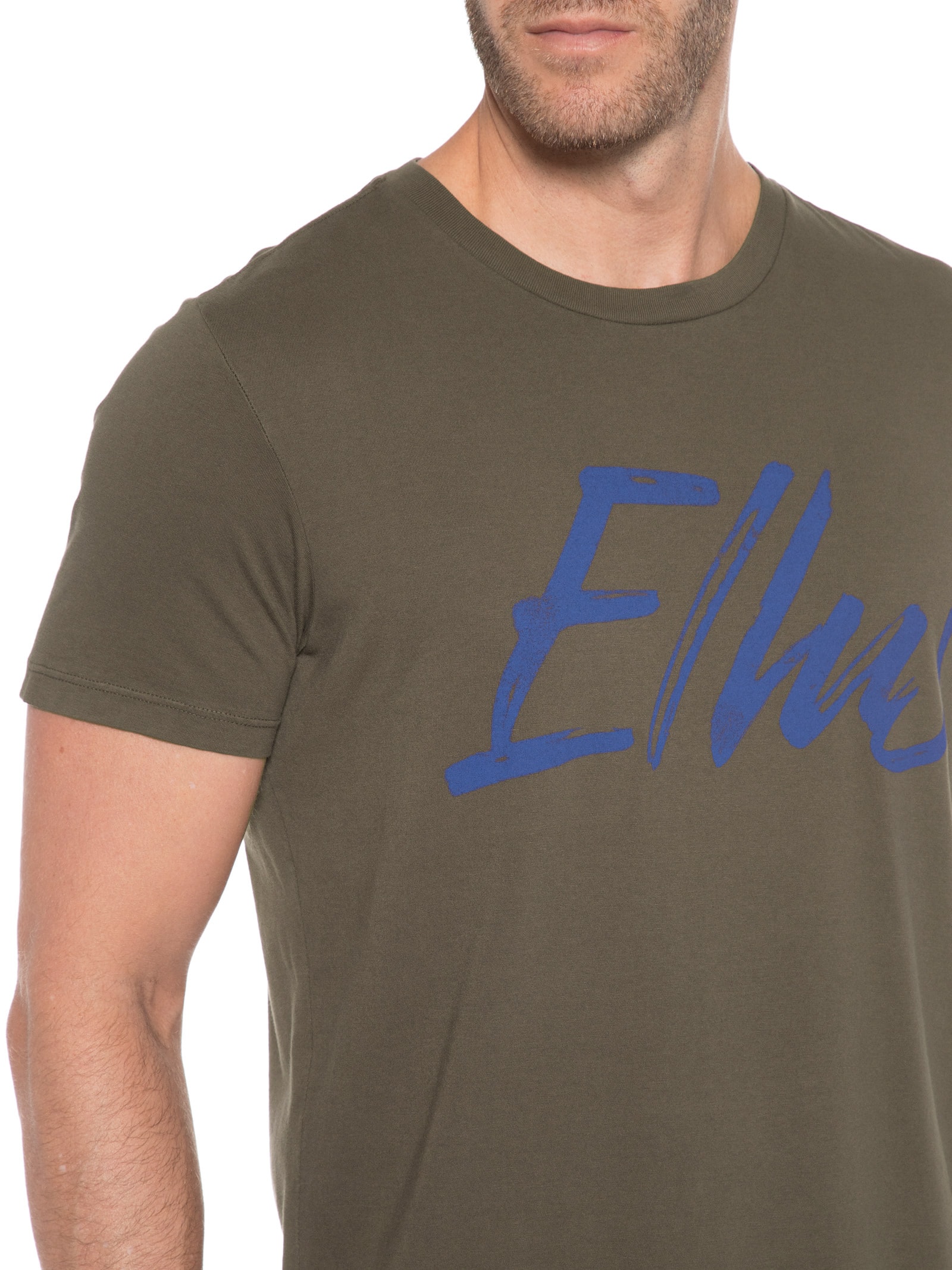 Camiseta Masculina Co Fine Ellus Manual Classic Mc Marrom Ellus