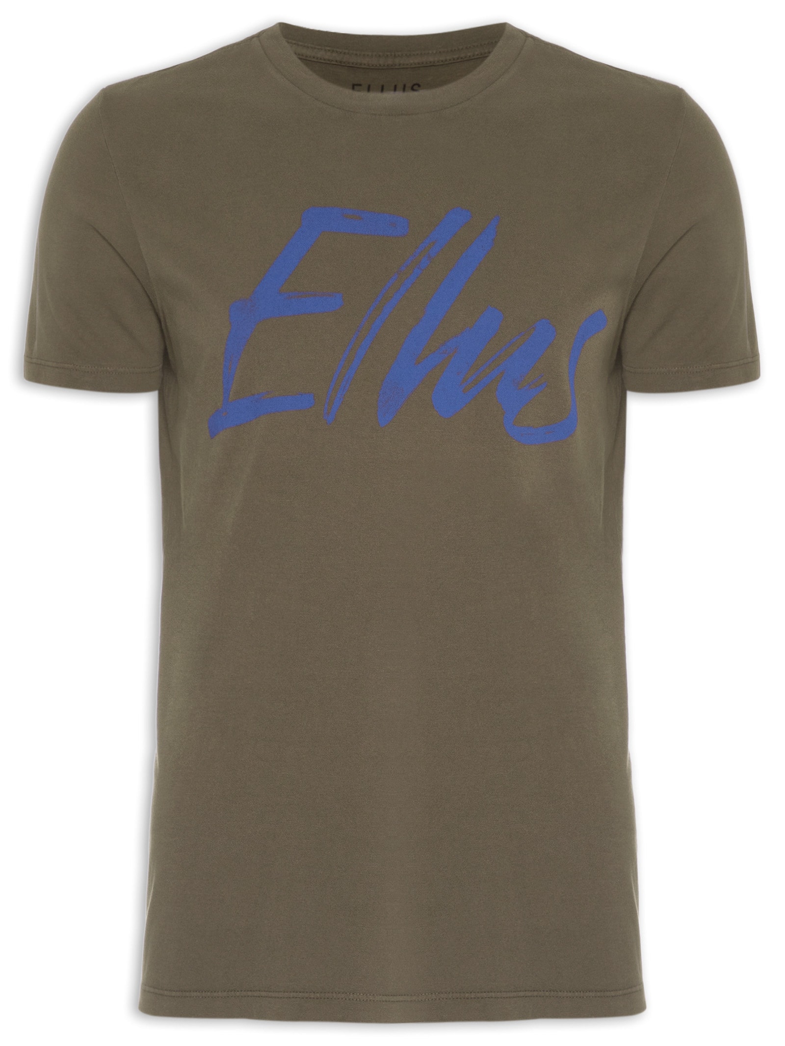 Camiseta Masculina Co Fine Ellus Manual Classic Mc Marrom Ellus