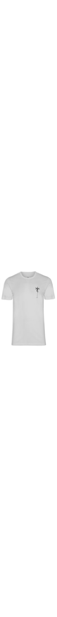 Camiseta Masculina Coconut Tree - Branco