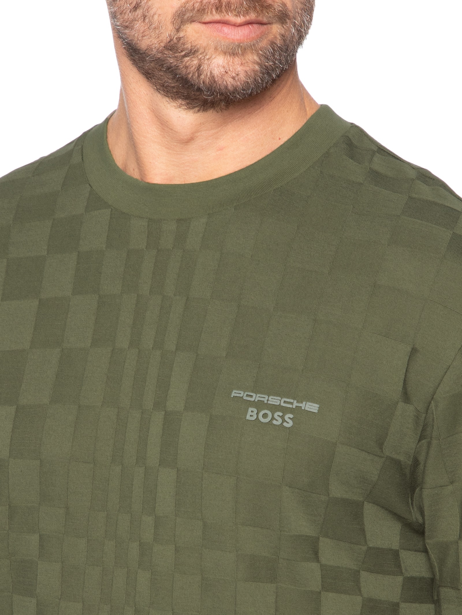 Camiseta Masculina Collab Porsche Ts Spirit 70 Jacq Verde Boss