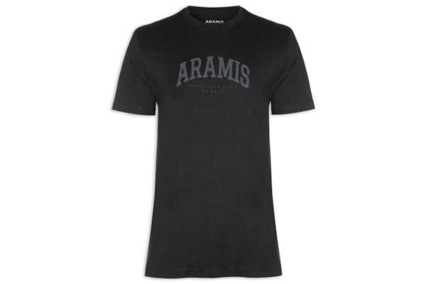 Camiseta Masculina College - Preto