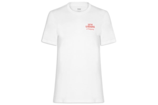 Camiseta Masculina Com Estampa E Gola Tradicional - Branco