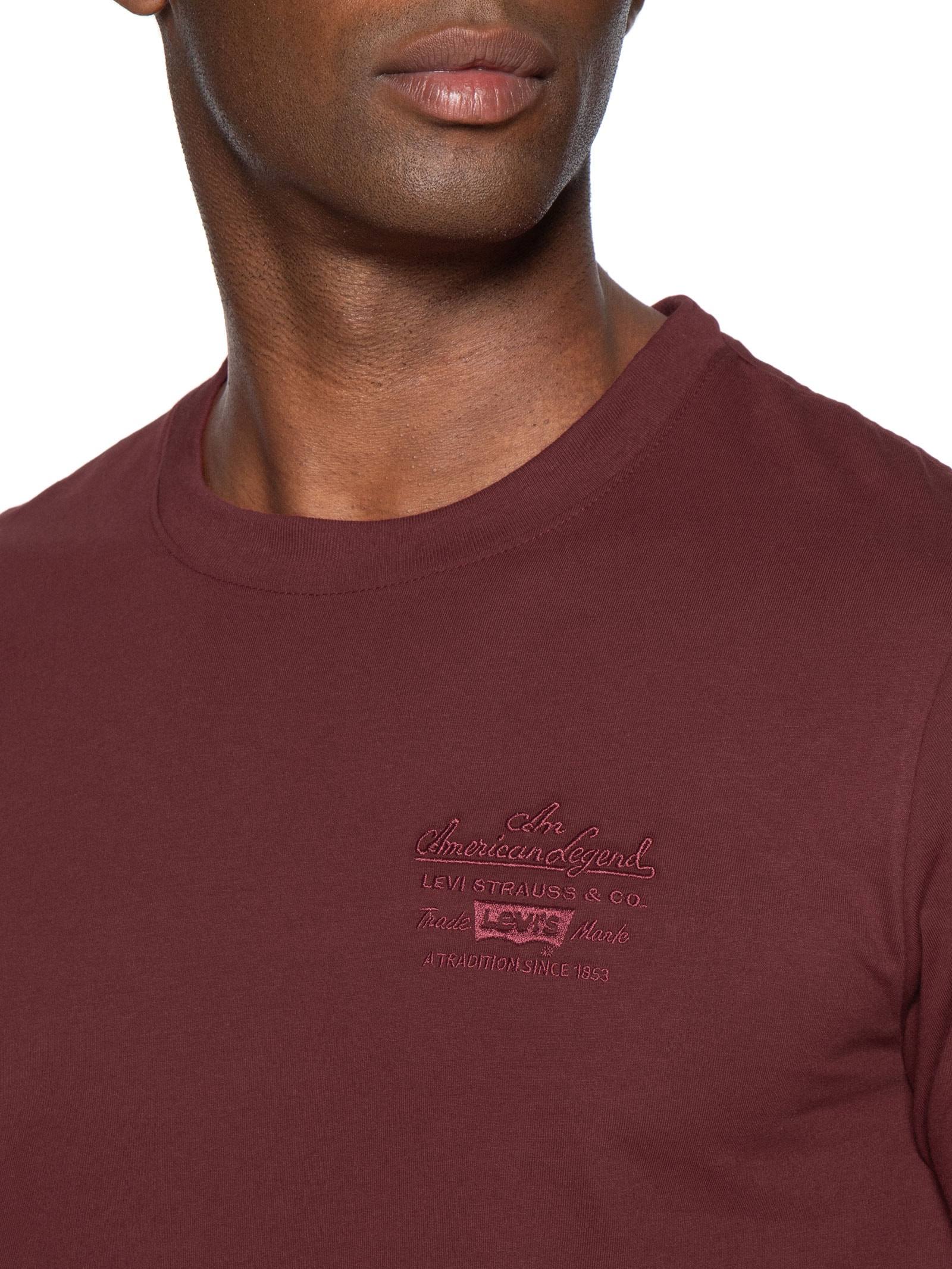 Camiseta Masculina Com Estampa Vermelho Levi's