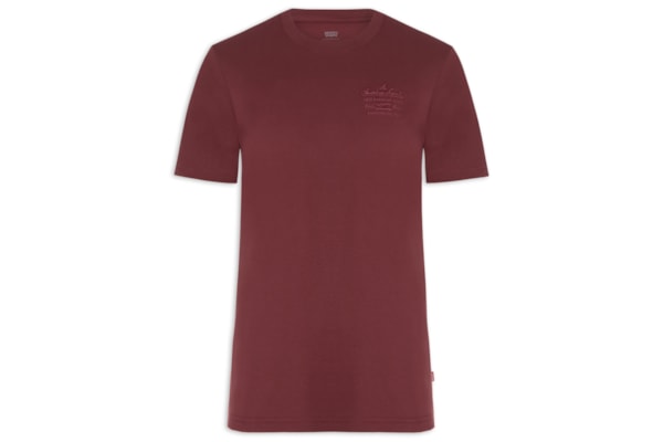 Camiseta Masculina Com Estampa - Vermelho