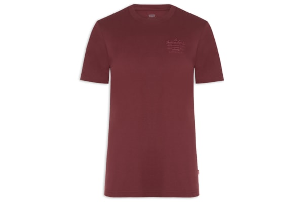 Camiseta Masculina Com Estampa - Vermelho