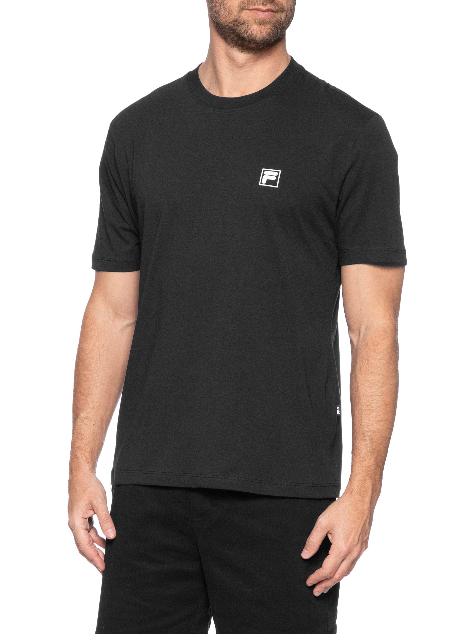 Camiseta Masculina Comfort Classic Preto Fila