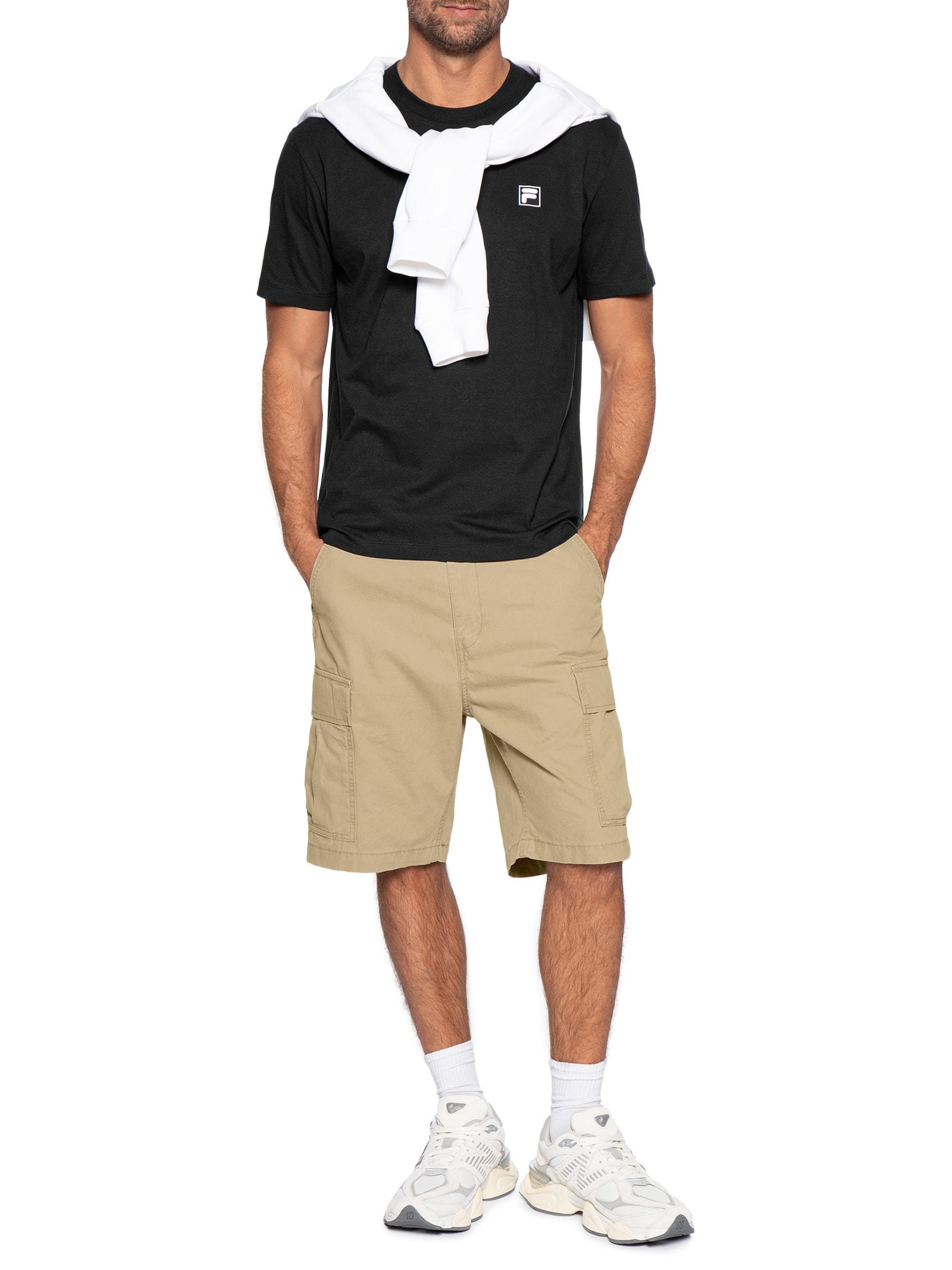 Camiseta Masculina Comfort Classic Preto Fila
