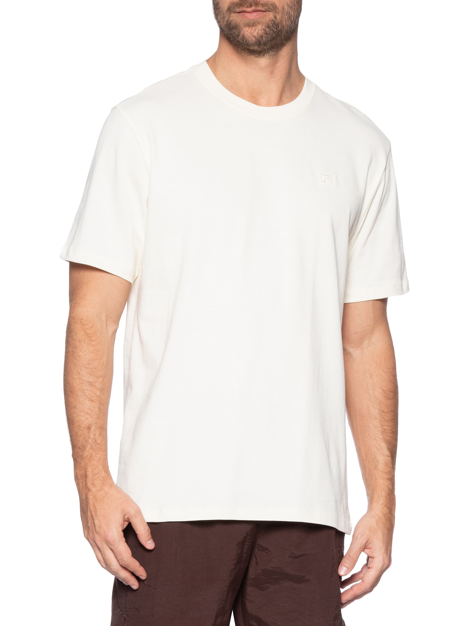 Camiseta Masculina Comfort Graphic Gt Off White Fila