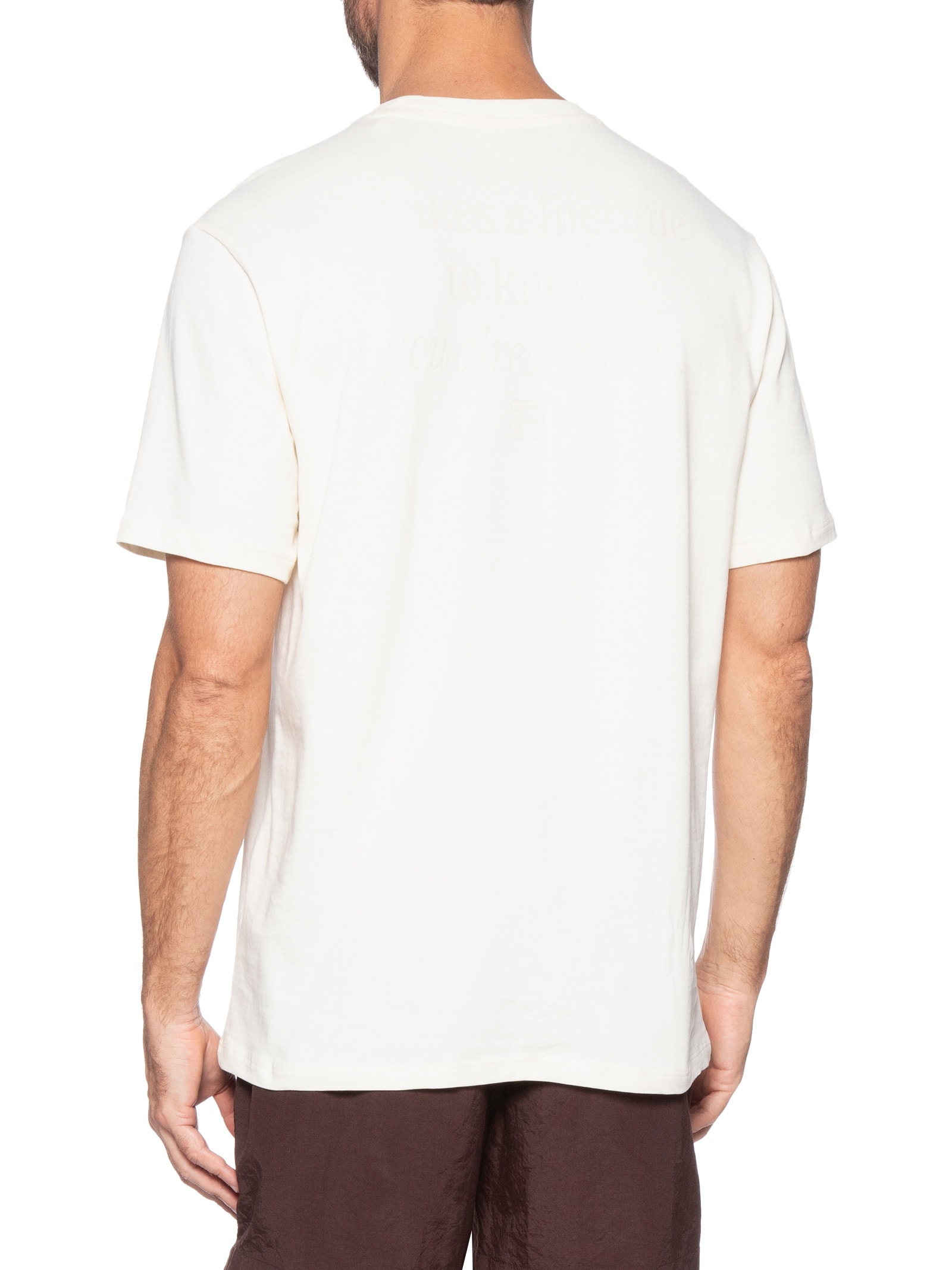 Camiseta Masculina Comfort Graphic Gt Off White Fila