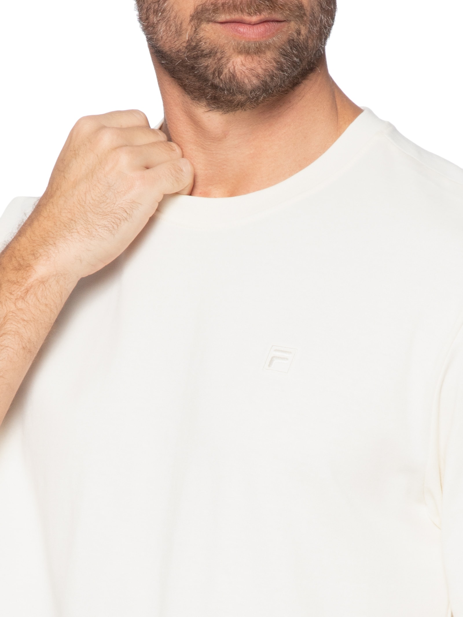 Camiseta Masculina Comfort Graphic Gt Off White Fila