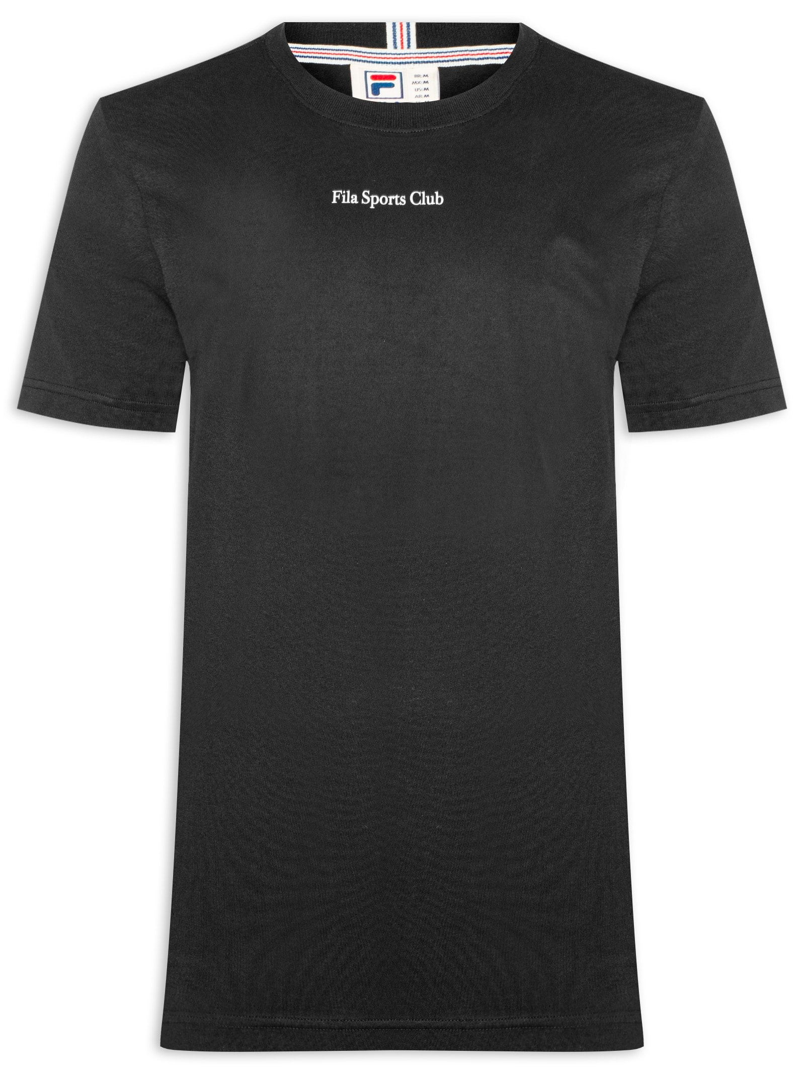 Camiseta Masculina Comfort Graphic Sport Clube Preto Fila