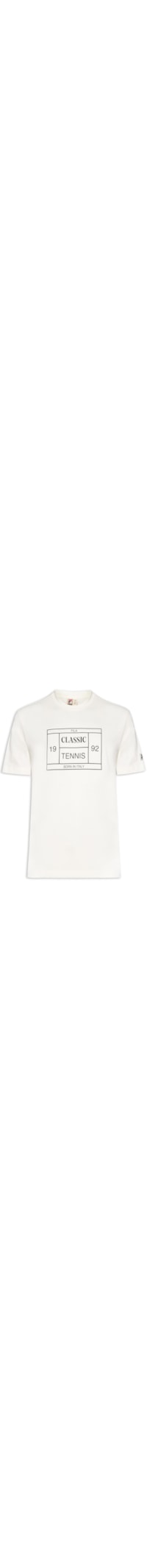 Camiseta Masculina Comfort Tennis Union Classics - Off White